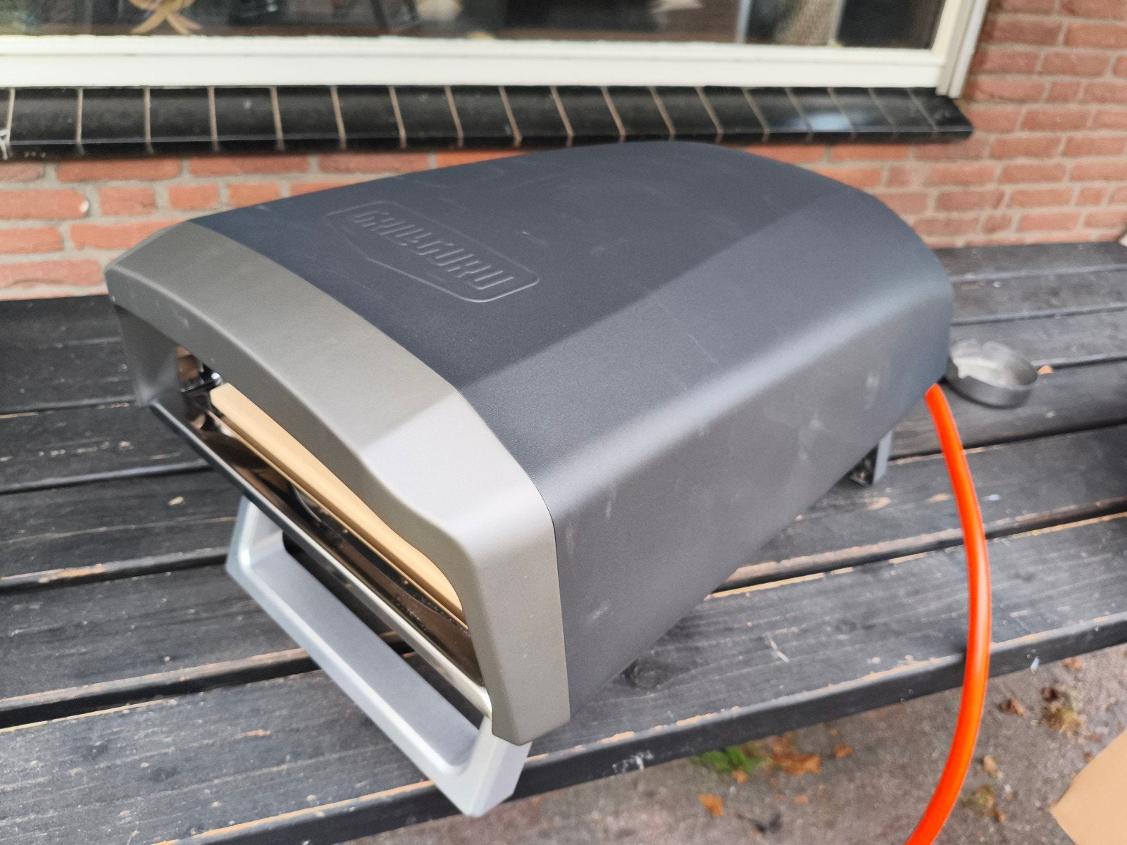 Grill Guru Gas Pizza Oven - Snel en Heerlijk Pizza's Bakken, Ophalen of Verzenden, Nieuw, Grill Guru
