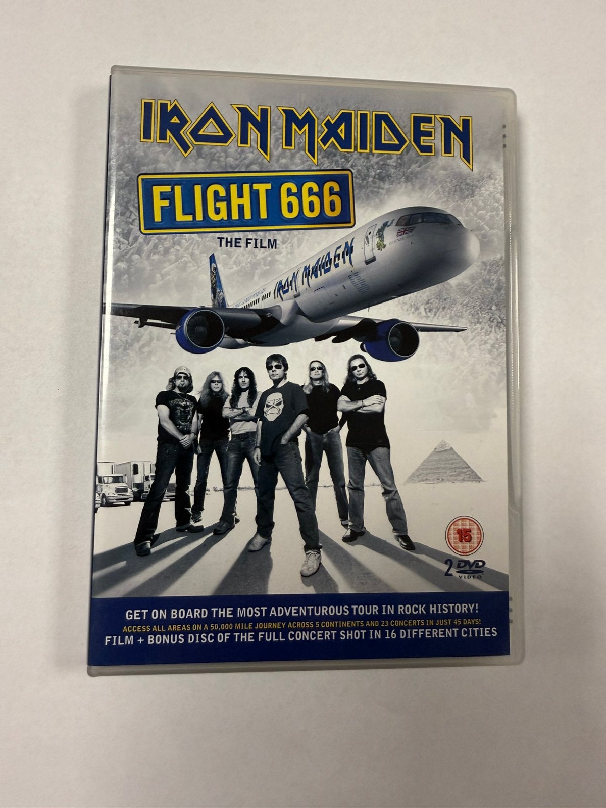 Iron Maiden - Flight 666 (the film) UK-DVD, Alle leeftijden, Ophalen of Verzenden, Zo goed als nieuw, Muziekvideo's