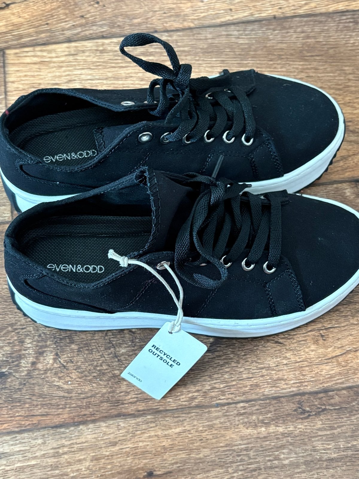 Nieuwe Even&Odd sneakers met plateauzool, Kleding | Dames, Ophalen of Verzenden, Nieuw, Zwart, Sneakers of Gympen