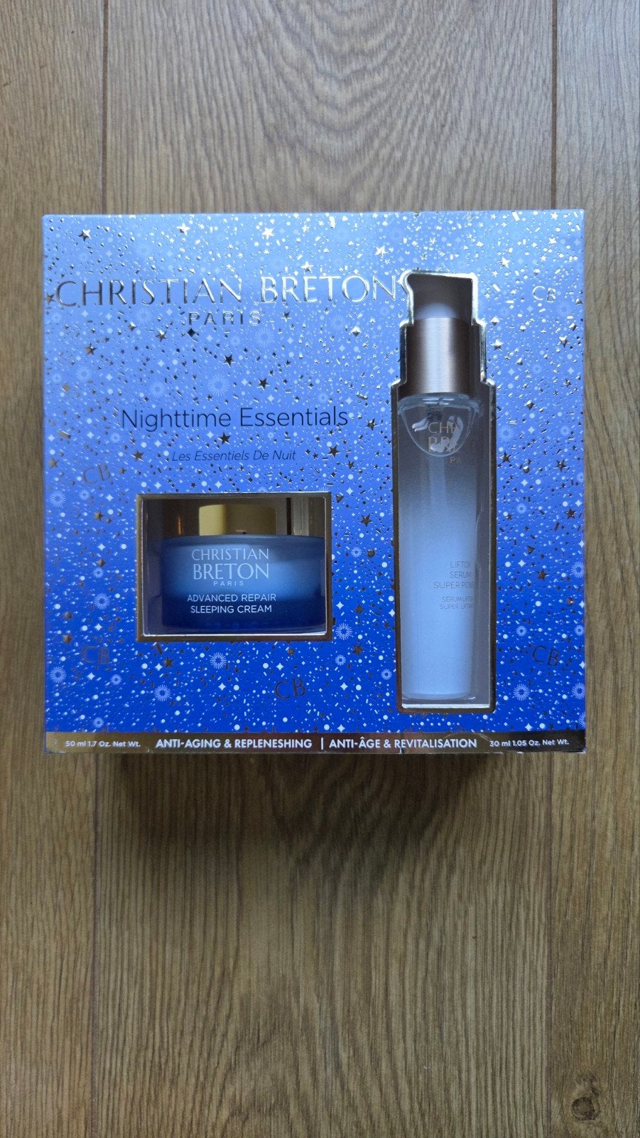 Christian Breton Nachtelijke Essentials Anti-Aging Set, Ophalen of Verzenden, Nieuw, Gehele gezicht, Verzorging
