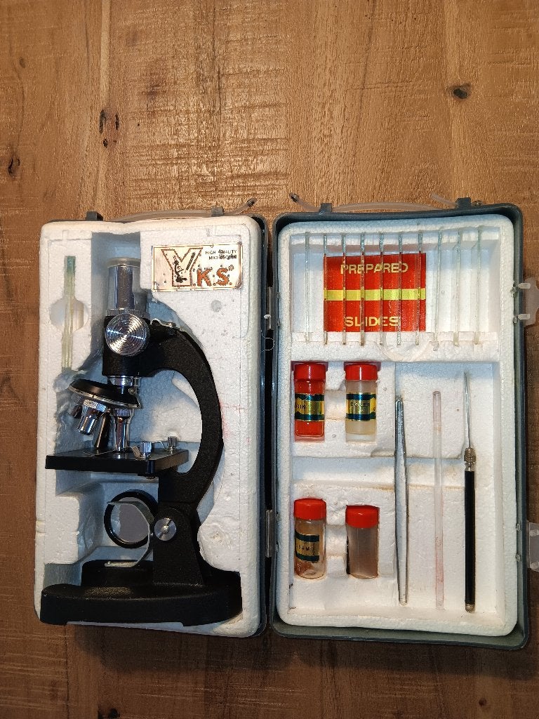 microscoop Y.K.S., Ophalen of Verzenden, Gebruikt, 400x tot 1000x, Biologische microscoop