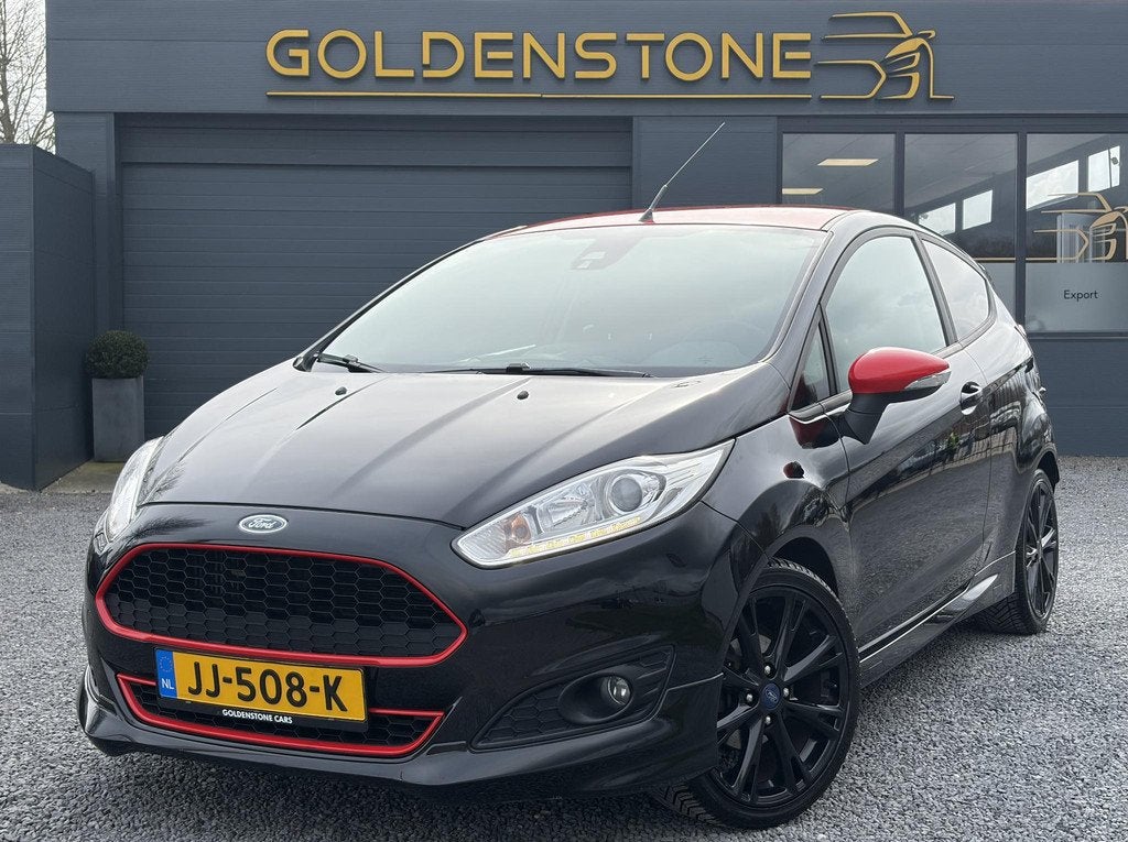 Ford Fiesta 1.0 EcoBoost Black Edition 141pk,Navi,Pdc,D-riem, Auto's, Voorwielaandrijving, Stof, Euro 6, 1028 kg
