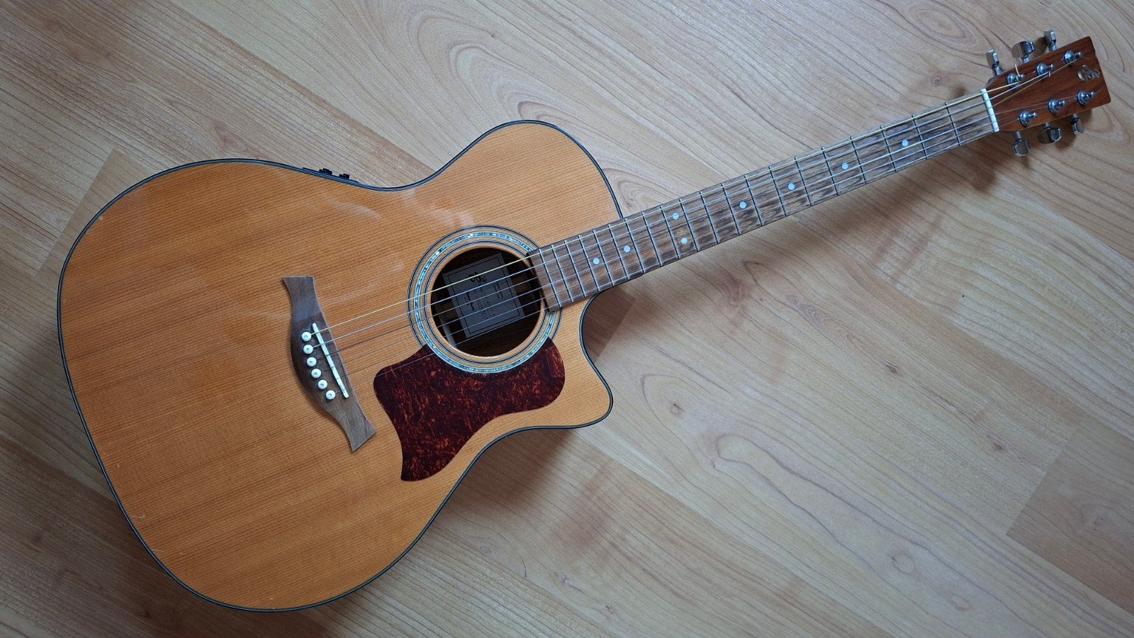 Harley Benton Custom Line CLG-414CE Akoestische Gitaar + Tas, Muziek en Instrumenten, Ophalen of Verzenden, Zo goed als nieuw