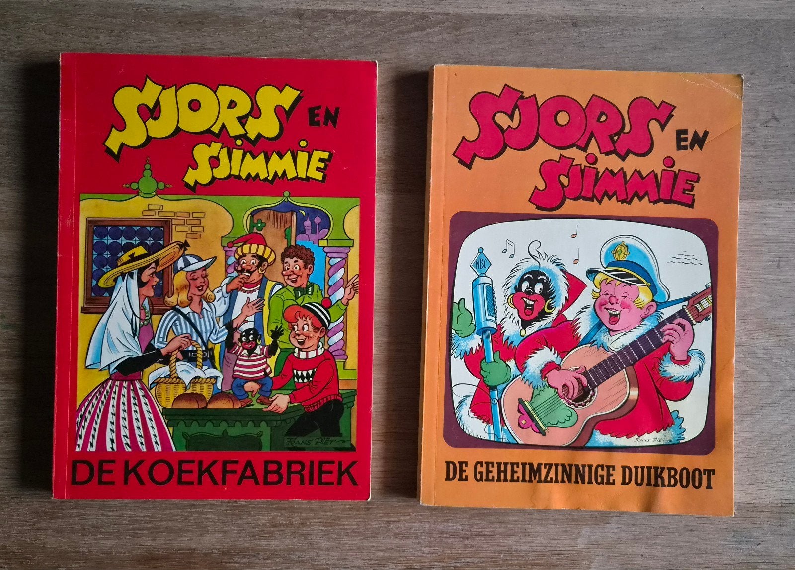 Sjors en Sjimmie De Koekfabriek & De Geheimzinnige Duikboot, Boeken, Meerdere stripboeken, Ophalen of Verzenden, Gelezen, Frans Piët