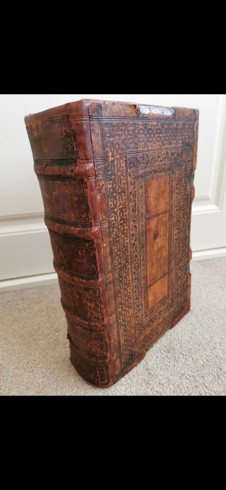 Antieke Bijbel: Biblia Sacra, 1657, 6 kg, Verzenden, Moerentorf Paets