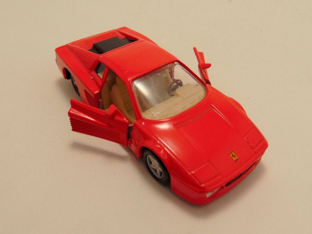 Ferrari 512 TR Shell Maisto 1:39 rood, Ophalen of Verzenden, Zo goed als nieuw, Auto