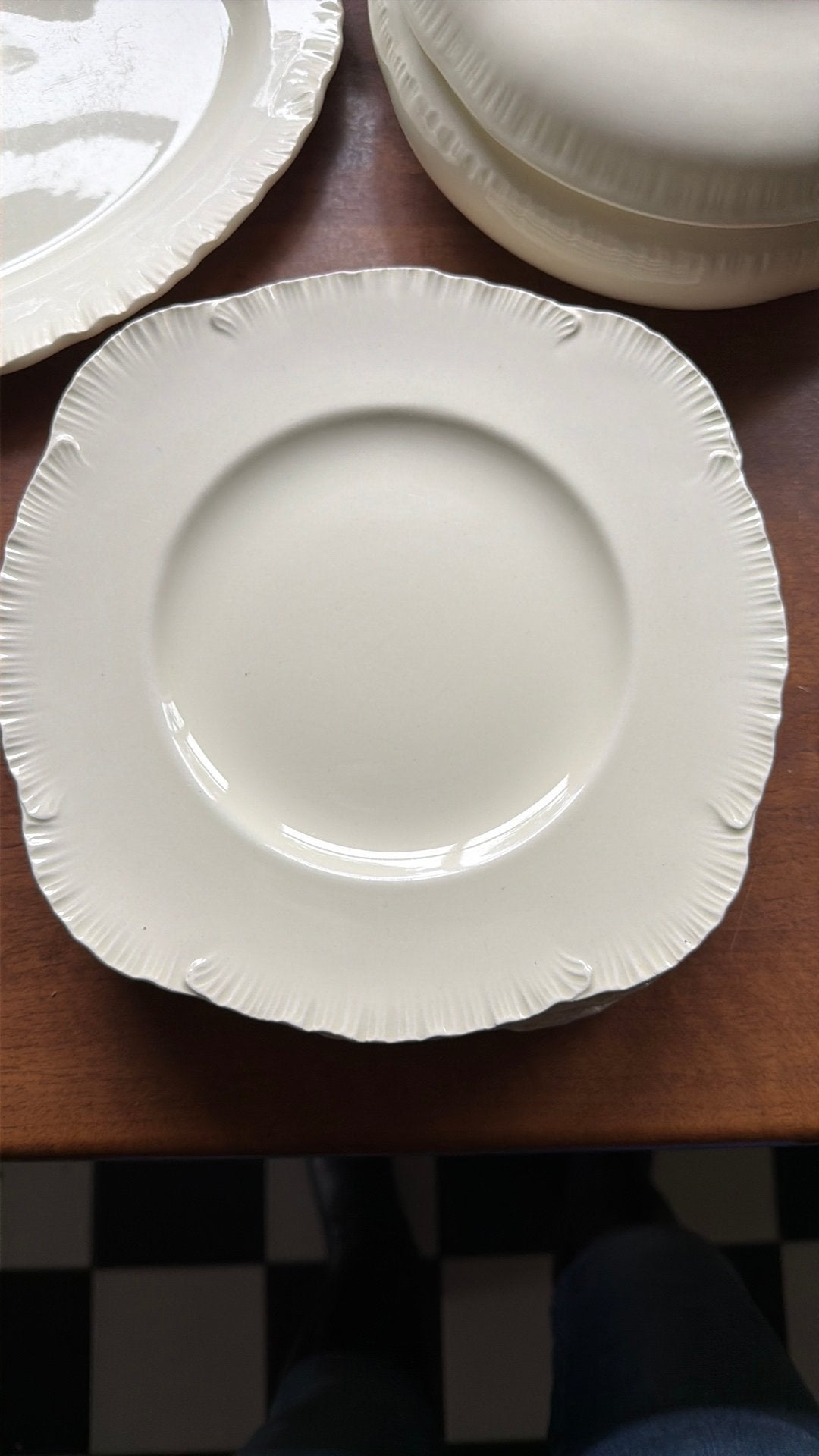 Wedgwood SHELL EDGE, Huis en Inrichting, Ophalen of Verzenden, Porselein, Bord(en)