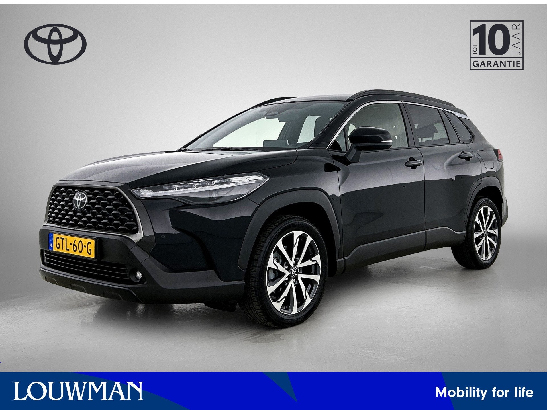 Toyota Corolla Cross Hybrid 140 Style | Dealer onderhouden |, Auto's, Stof, Gebruikt, 4 cilinders, Zwart