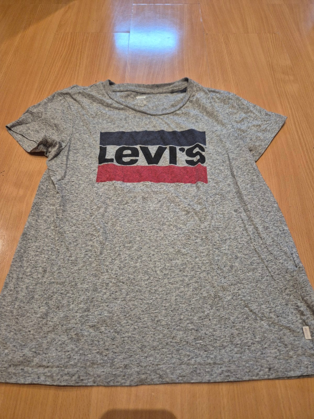 Levi's T-shirt grijs met retro logo - Maat S, Levi's, Ophalen of Verzenden