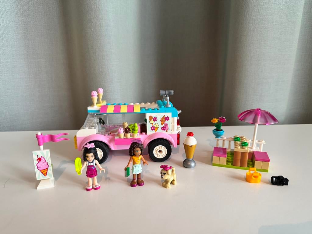 Lego Juniors Emma's IJscombi (10727) - Zo goed als nieuw, Lego, Friends, Ophalen of Verzenden, Zo goed als nieuw