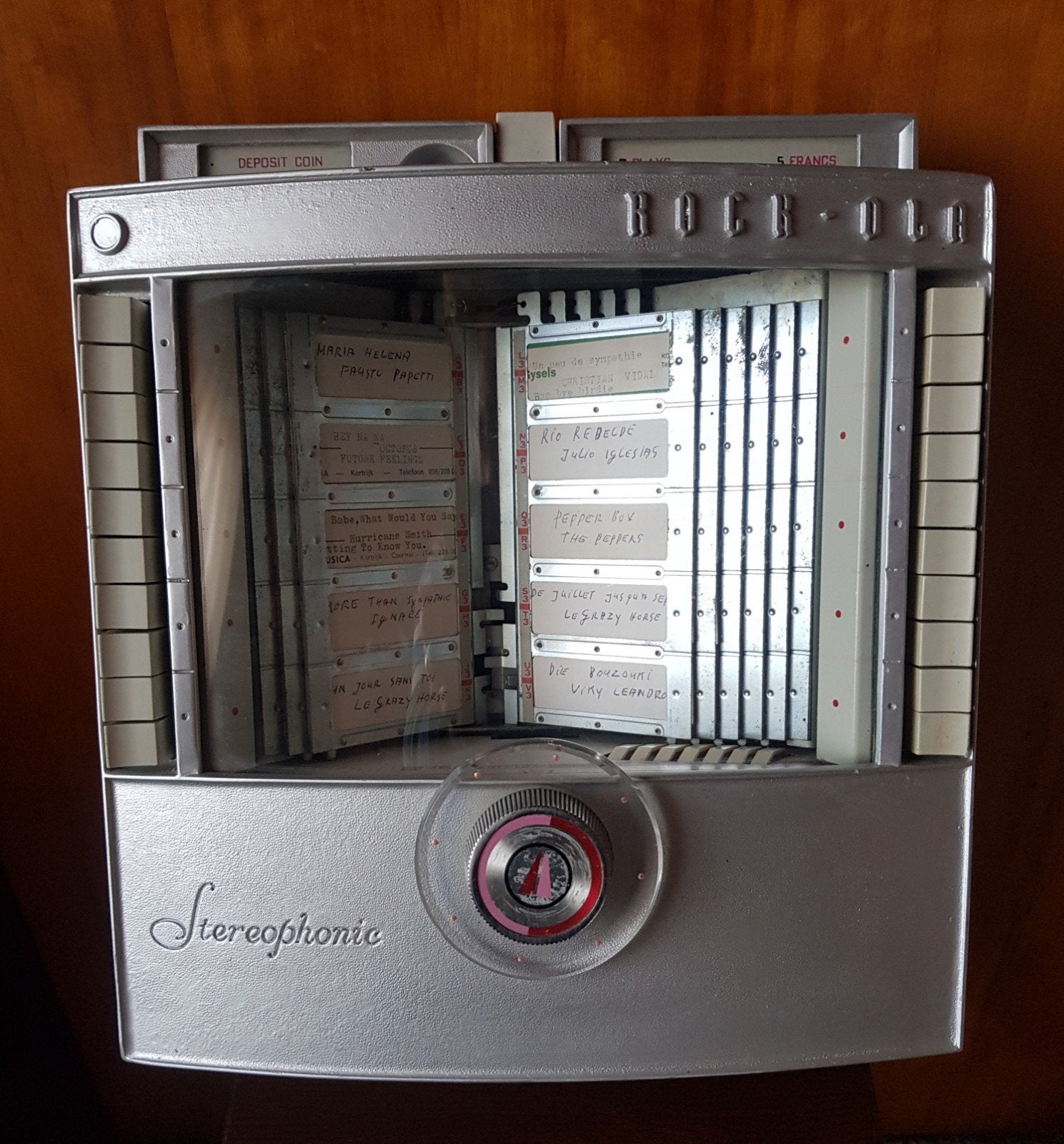 Rock-Ola wallbox., Verzamelen, Ophalen, Gebruikt, 1950 tot 1960, Rock Ola