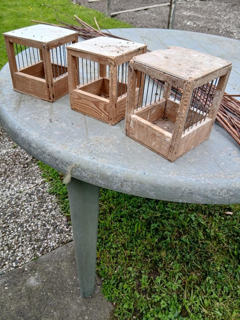 nestkastjes (vogels), Ophalen, Gebruikt, Kooi-accessoires