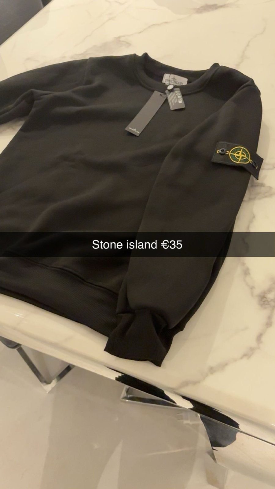 Stone Island sweater - Nieuw met kaartjes, Ophalen, Nieuw, Maat 48/50 (M), Zwart