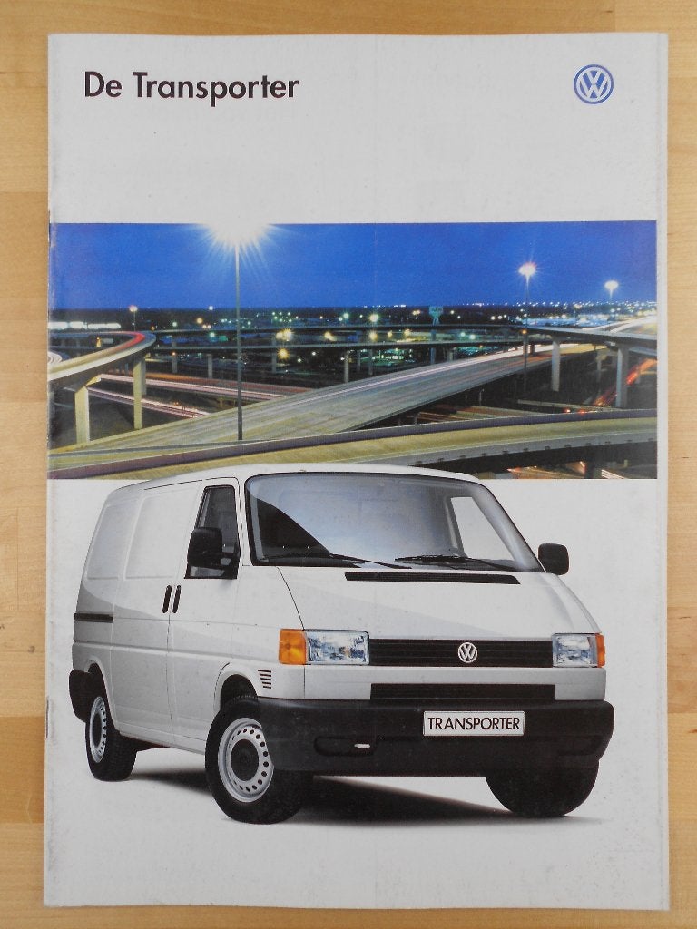 Volkswagen T4 Transporter Brochure 1996 – VW Bestelwagen, Volkswagen, Ophalen of Verzenden, Zo goed als nieuw, Volkswagen