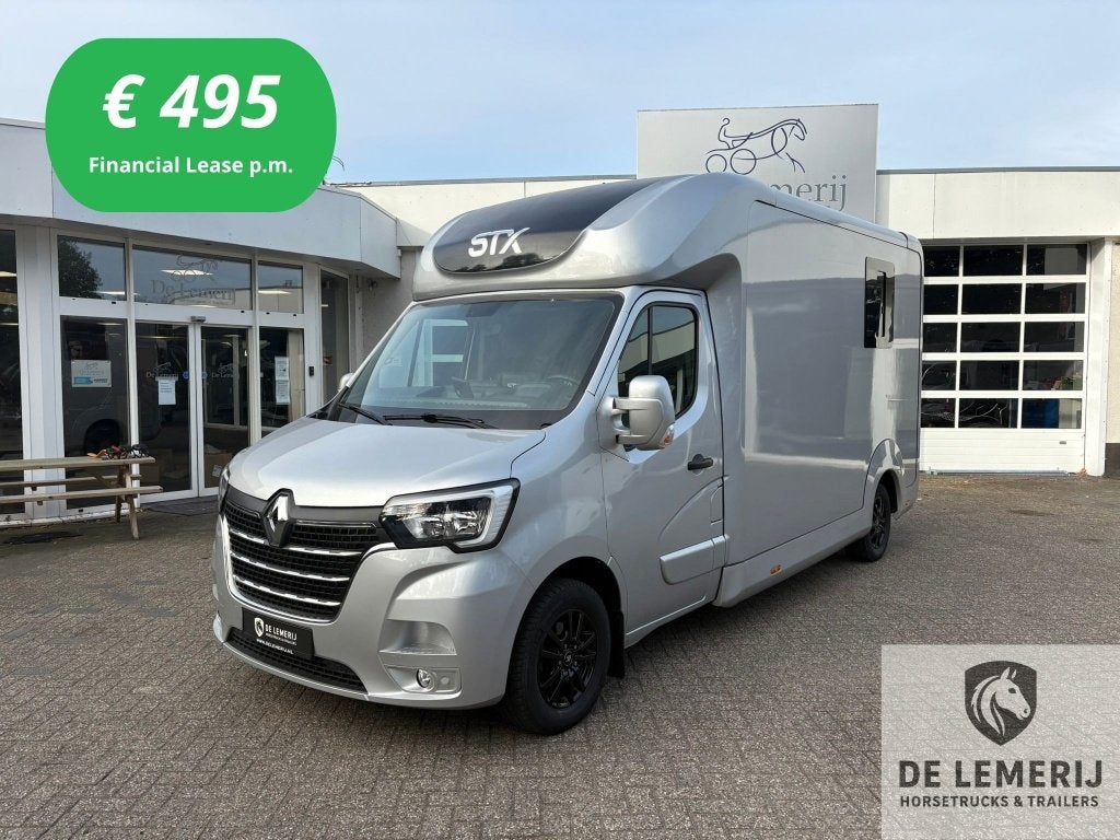 Renault Master STX Hengstenuitvoering Handbak 2023 Black Ed., Ophalen, Gebruikt, Polyester, 2-paards trailer