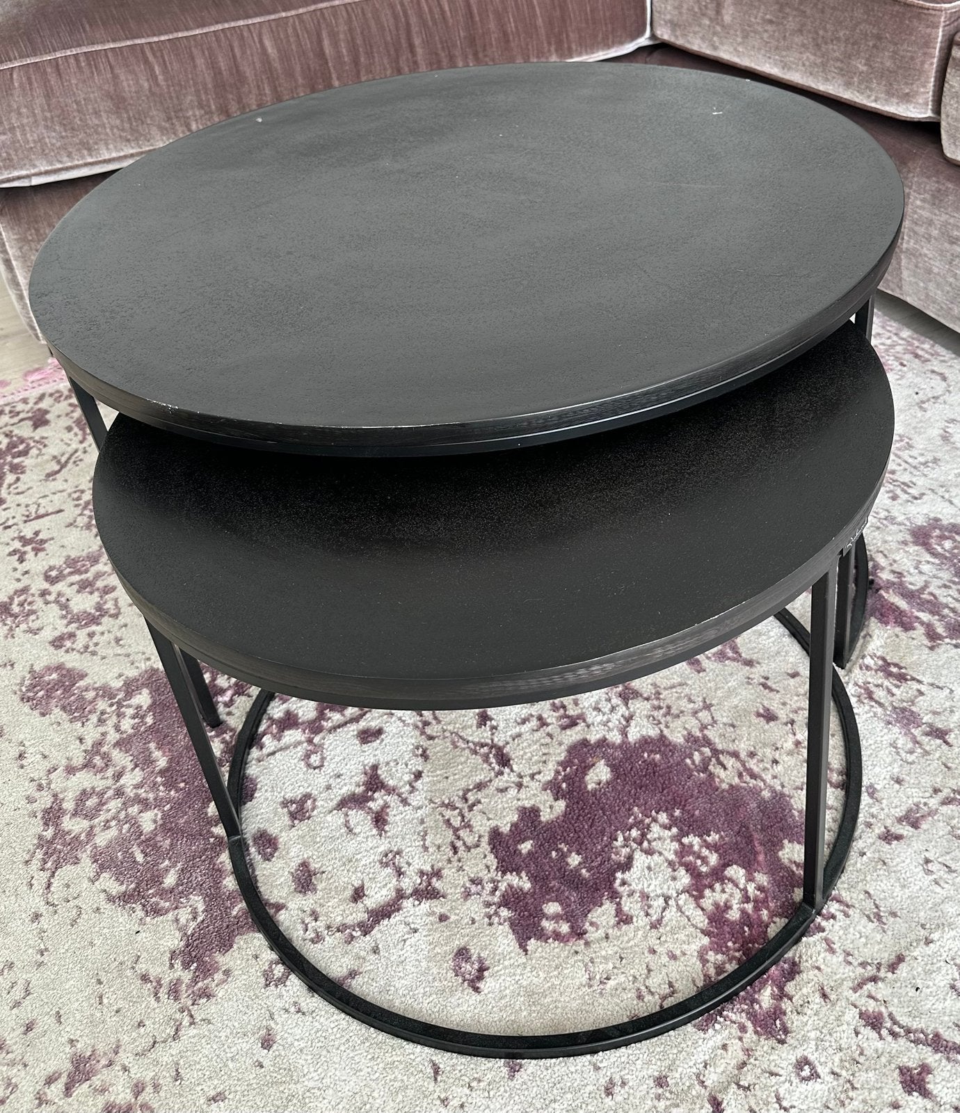 mooie salontafel, Ophalen, Zo goed als nieuw, Rond, 50 tot 100 cm