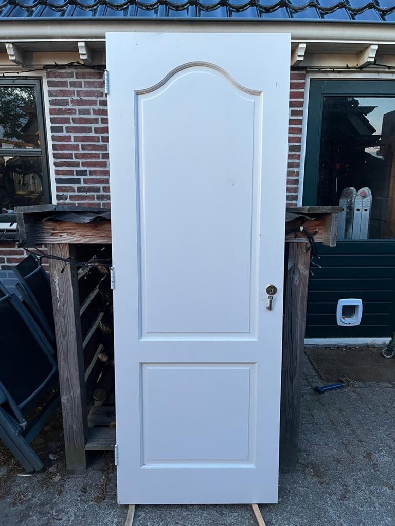 Paneeldeuren volhout handgemaakt diverse maten, Doe-het-zelf en Verbouw, Deuren en Horren, Ophalen, Hout, Binnendeur, 200 tot 215 cm