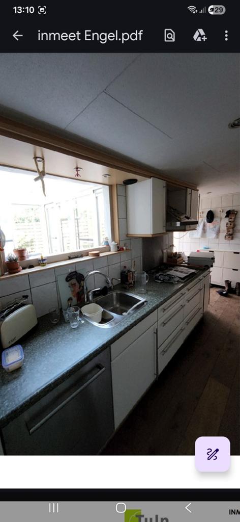 Complete keuken (excl. vaatwasser) zelf demonteren, Gebruikt, Wit, Enkelwandige keuken, Ophalen of Verzenden
