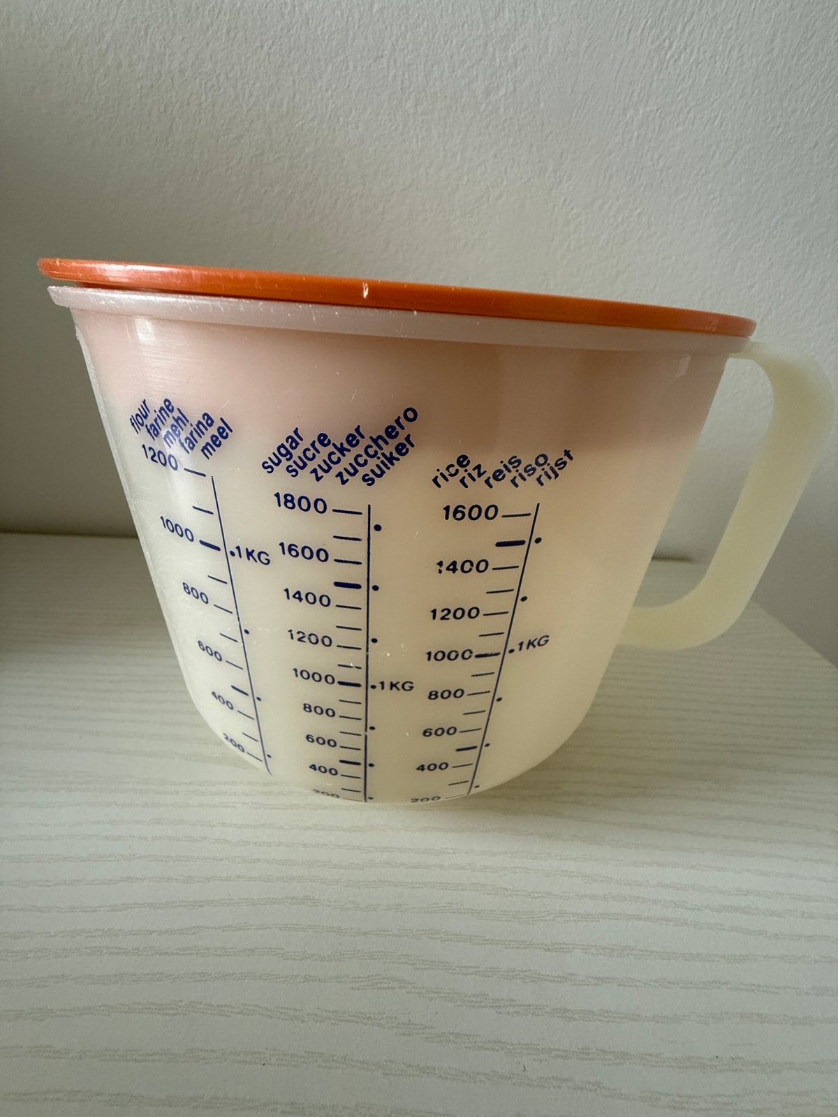 Tupperware Mix ‘n meet beslagkom 2000 ml met deksel -, Gebruikt, Overige kleuren, Beker of Kan, Ophalen of Verzenden