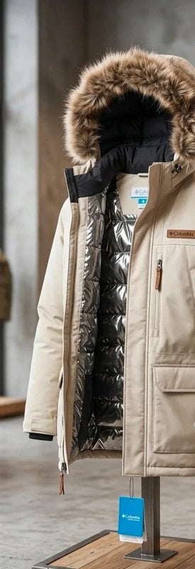 Columbia Manypeaks FS Winterjas - Maat S, Columbia, Beige, Nieuw, Ophalen of Verzenden