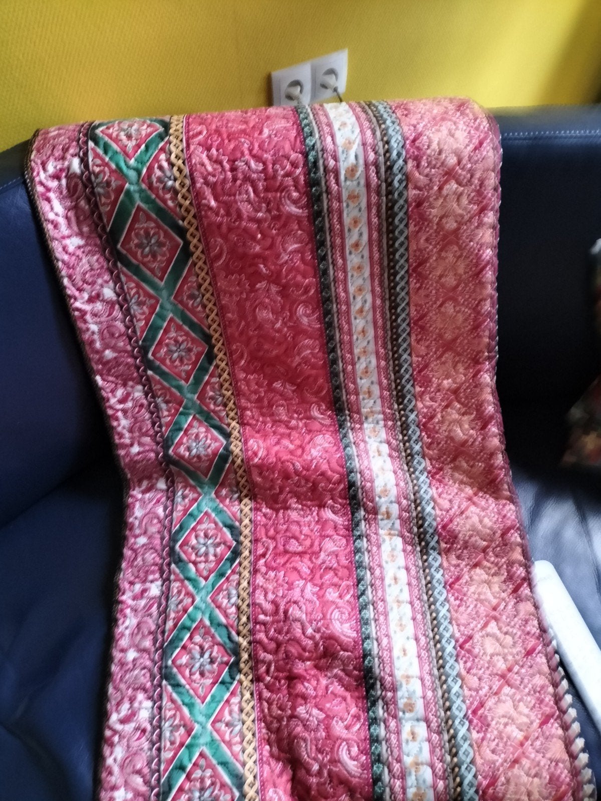 Veelkleurige Plaid/Sprei/Deken met Patronen - 140x210 cm, Huis en Inrichting, Ophalen of Verzenden, Tweepersoons, Deken of Dekbed