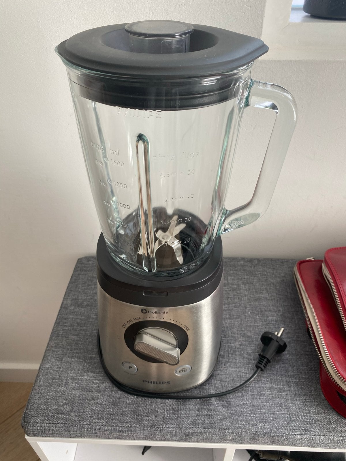 Philips ProBlend 6 Blender - Krachtige Keukenmachine, Ophalen, Zo goed als nieuw, Blender