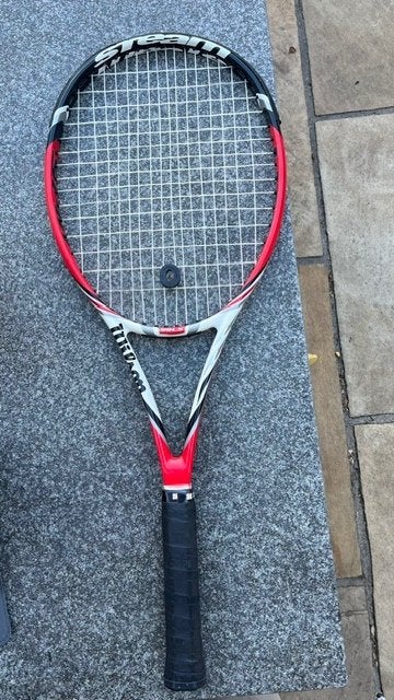 Wilson Steam 99 LS Tennisracket - 16x15 - 277g - L2 met tas, Zo goed als nieuw, Wilson, Racket, Ophalen