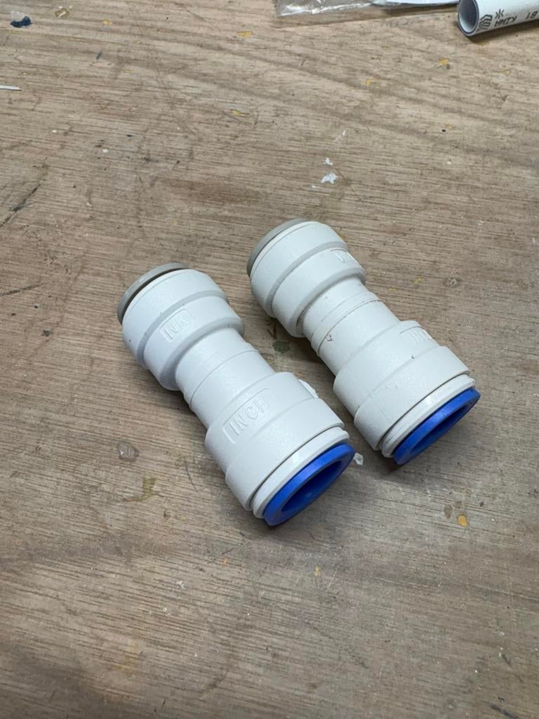 John Guest Speedfit Koppeling - 15mm naar 5/8 inch, Ophalen of Verzenden, Zo goed als nieuw, Overige typen