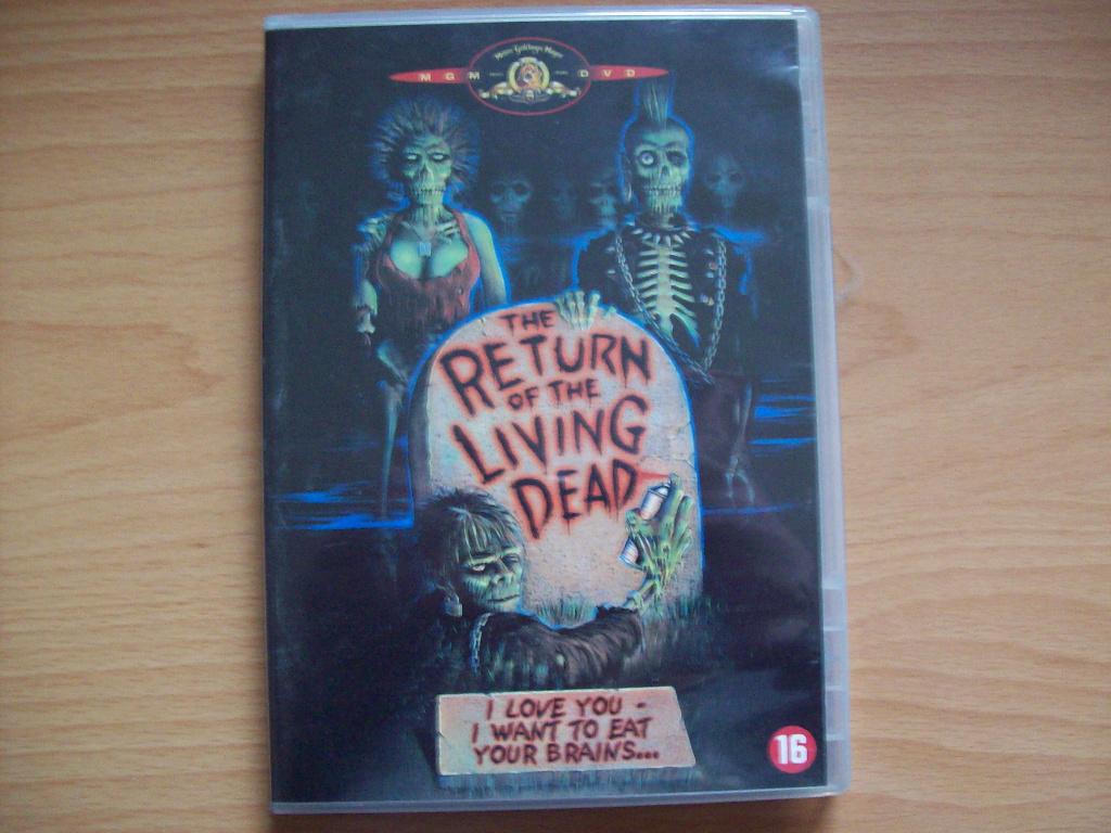 The Return of the Living Dead (1984; zombies), Cd's en Dvd's, Dvd's | Horror, Zo goed als nieuw, Vampiers of Zombies, Vanaf 16 jaar