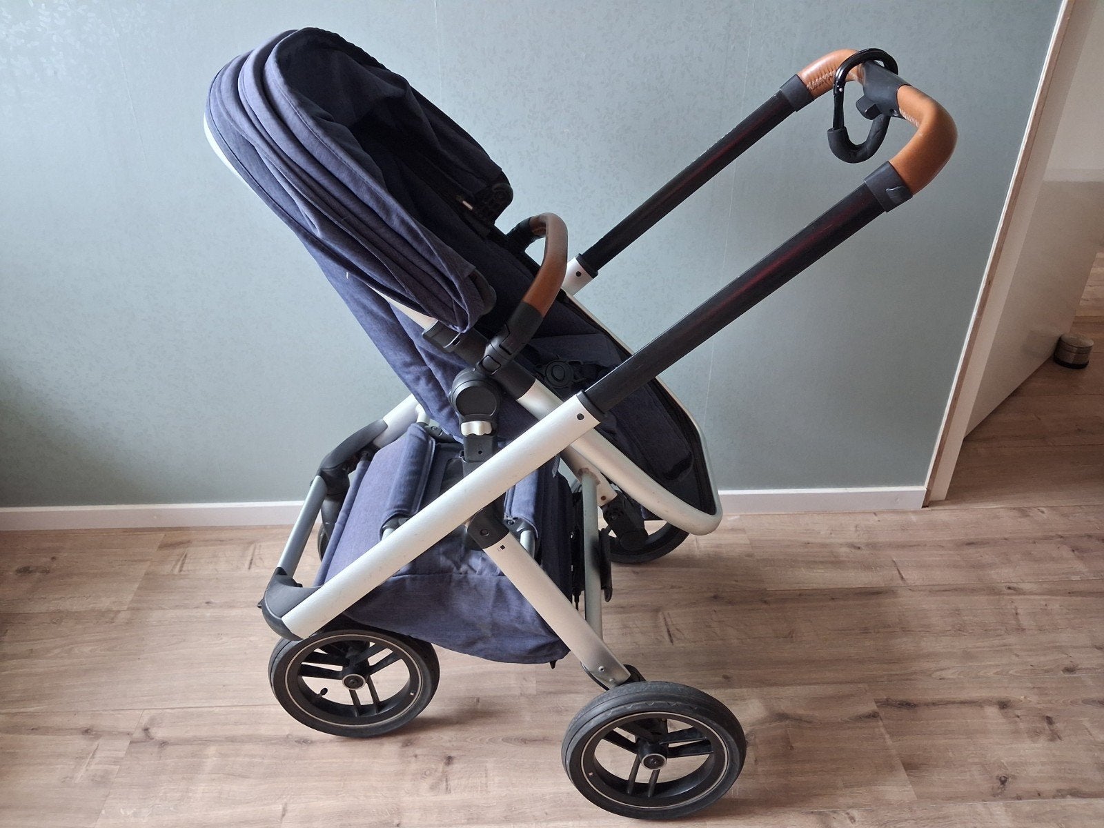 Complete Dubatti One kinderwagen, accessoires twv 200 euro, Gebruikt, Verstelbare duwstang, Combiwagen, Ophalen