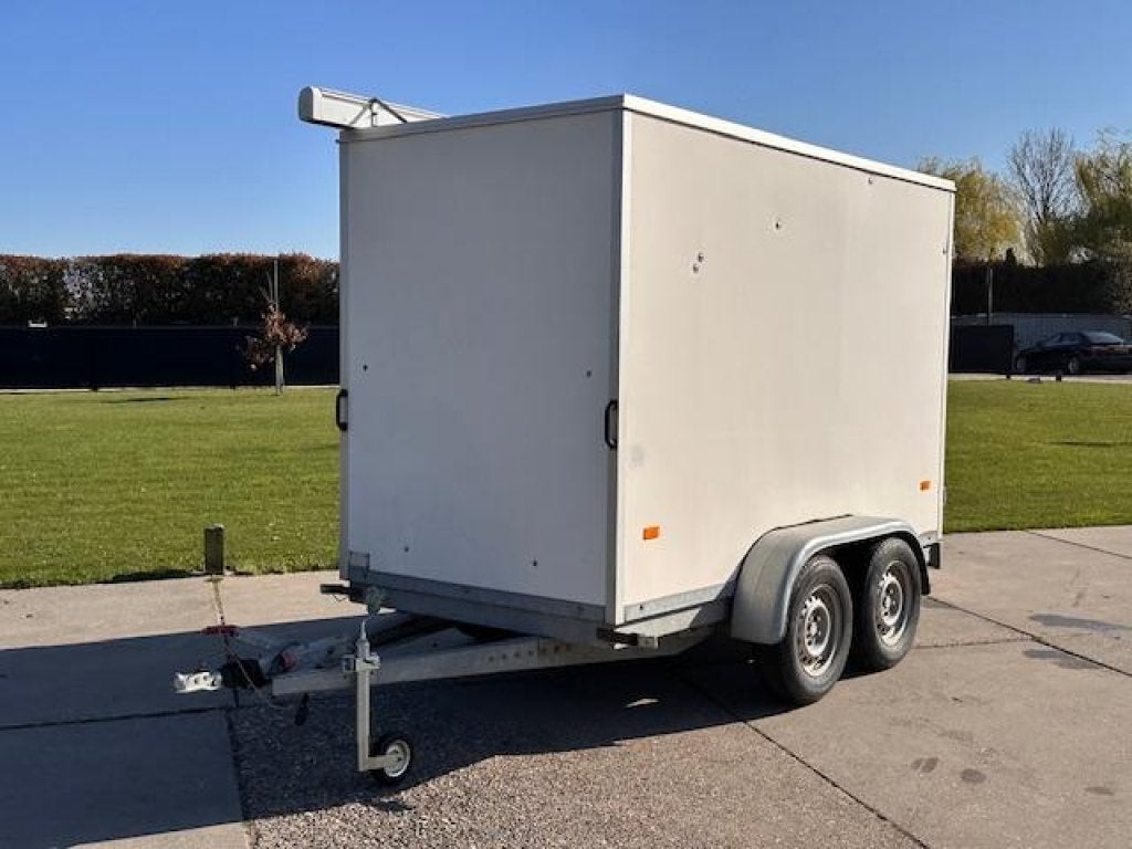 gesloten aanhanger 300x150x180 met luifel MARGE, Gebruikt