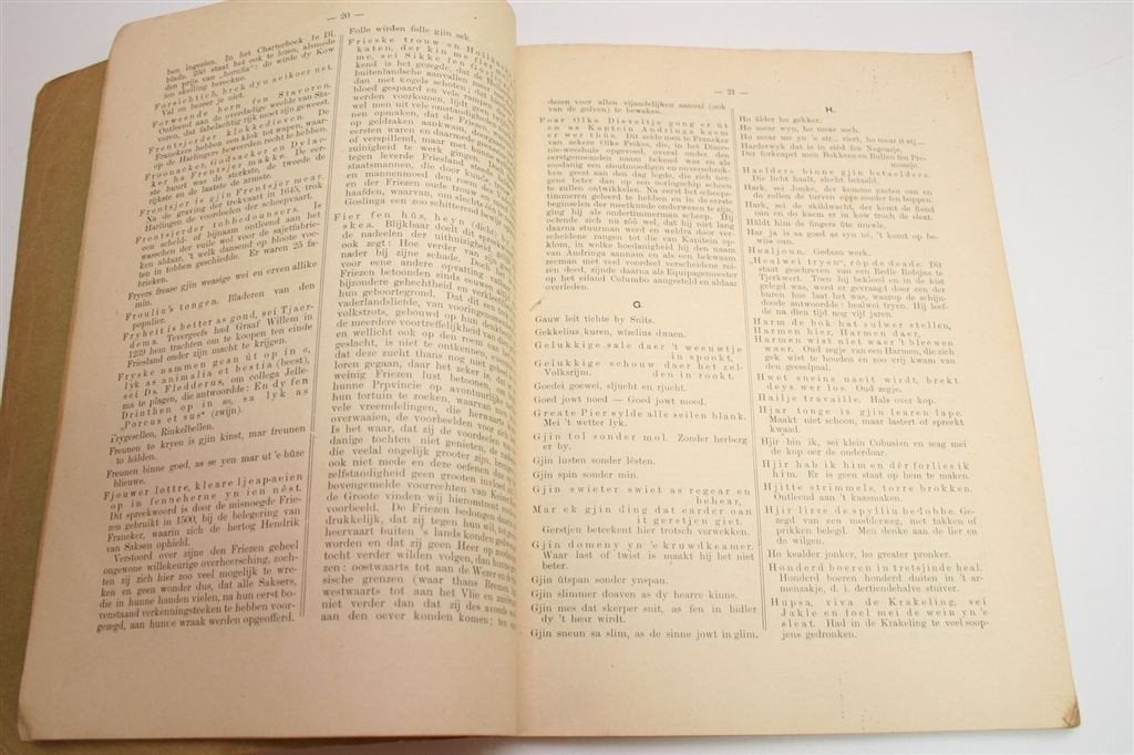 Friese Spreekwoorden — Scheltema & Hepkema — [ca. 1916], Ophalen of Verzenden, Gelezen