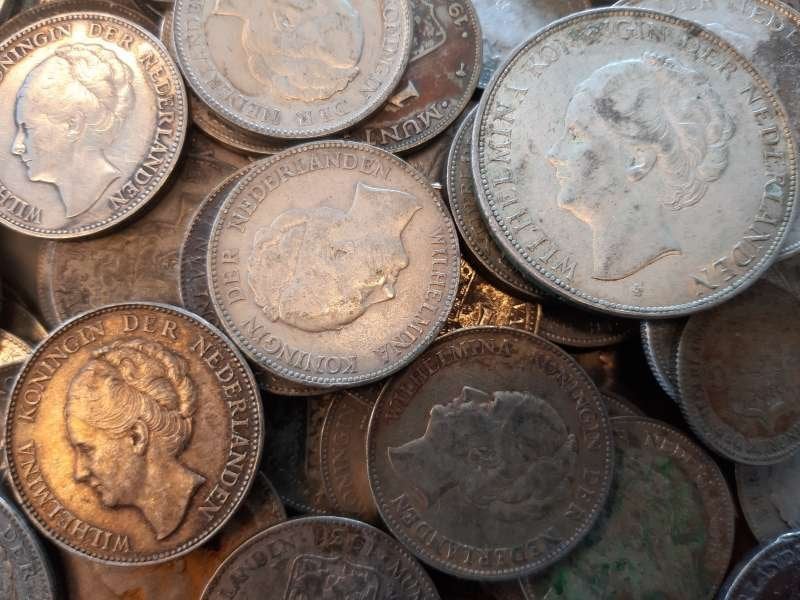 Nederland 1 kilo zilveren 10 guldenmunten 1970 en 1973, Postzegels en Munten, Ophalen of Verzenden, Koningin Juliana, 10 gulden