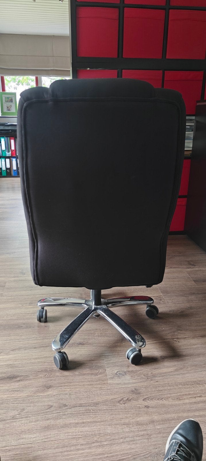 gratis Bureaustoel hJh Office - Prima conditie, geen armleun, Ophalen, Zo goed als nieuw, Zwart, Bureaustoel
