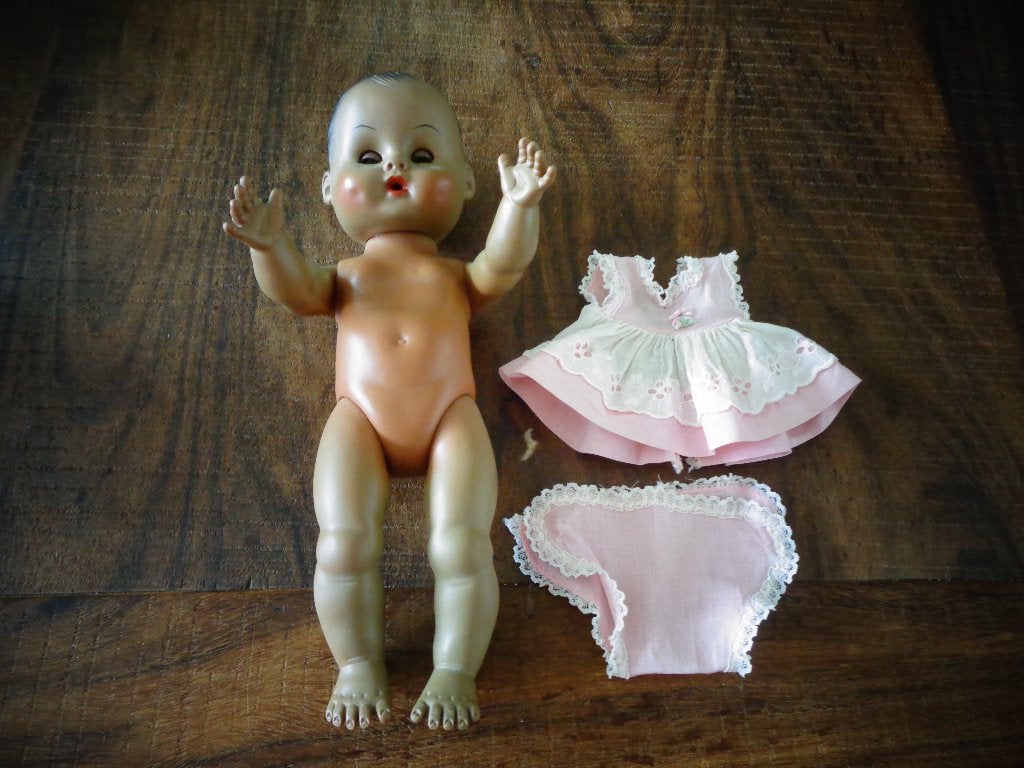 Vintage pop Ginny Baby Vogue Dolls Inc. 30 cm, Verzamelen, Poppen, Ophalen of Verzenden, Zo goed als nieuw, Pop