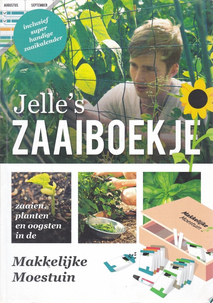 J Medema;Jelle,s Zaaiboek&Jelle,s Makkelijke Moestuinboek, Ophalen of Verzenden, Zo goed als nieuw, Overige onderwerpen