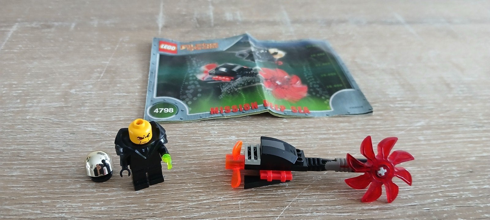 lego set 4798 alpha team mission deep sea met boekje, Compleet, Lego, Ophalen of Verzenden, Zo goed als nieuw