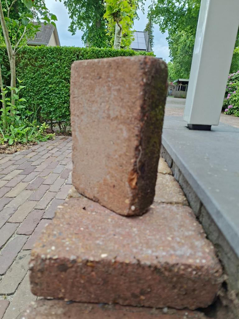 Gebruikte betonklinkers, Tuin en Terras, Ophalen, Overige materialen, Gebruikt, Klinkers