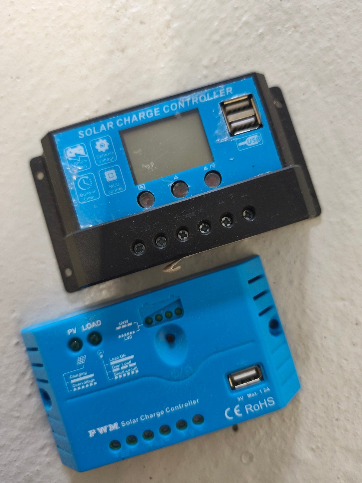 2x Zonnepaneel Regelaar (PWM Solar Charge Controller), Ophalen, Nieuw