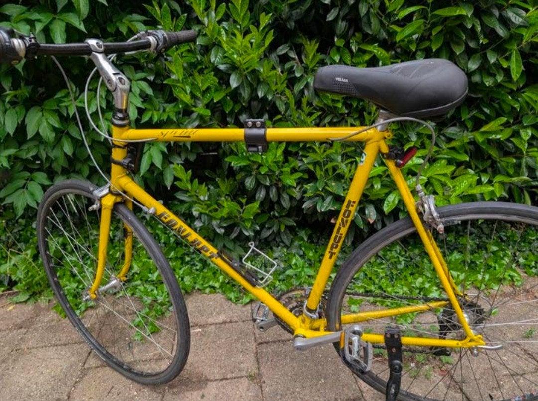 Gele PEUGEOT racefiets, 58 cm, goede staat, Gebruikt, Aluminium, 57 tot 61 cm, Ophalen