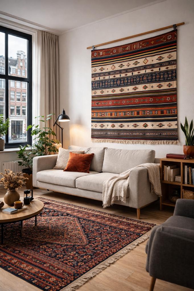 Kilim Senneh Perzisch ( Persian gilim ) 205 x 130 cm