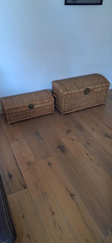 Set Vintage Rotan Kisten:, Ophalen