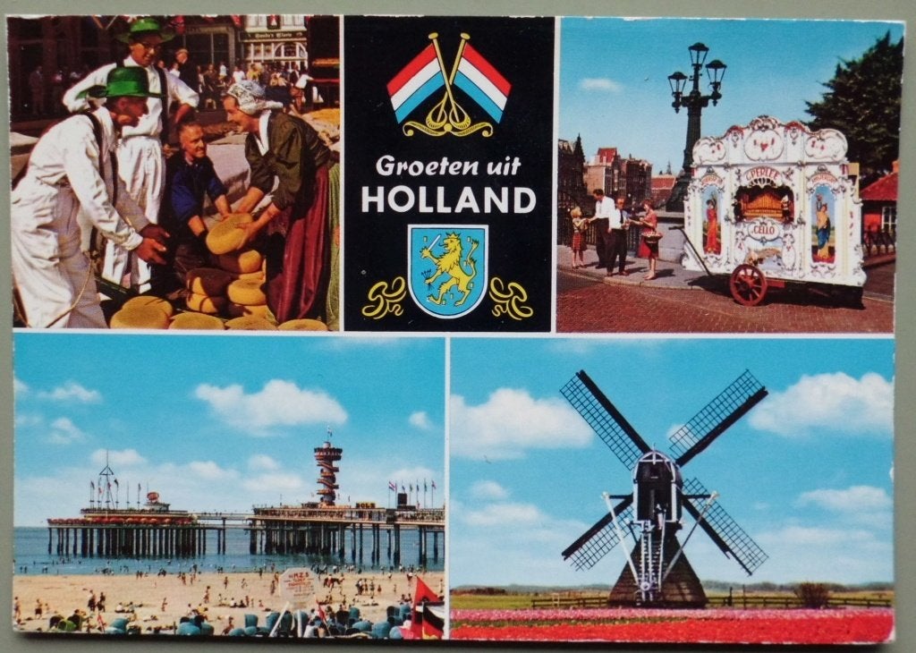 Draaiorgel 1 - Perlee Amsterdam - Holand, Ophalen of Verzenden, 1960 tot 1980, Ongelopen, Noord-Holland