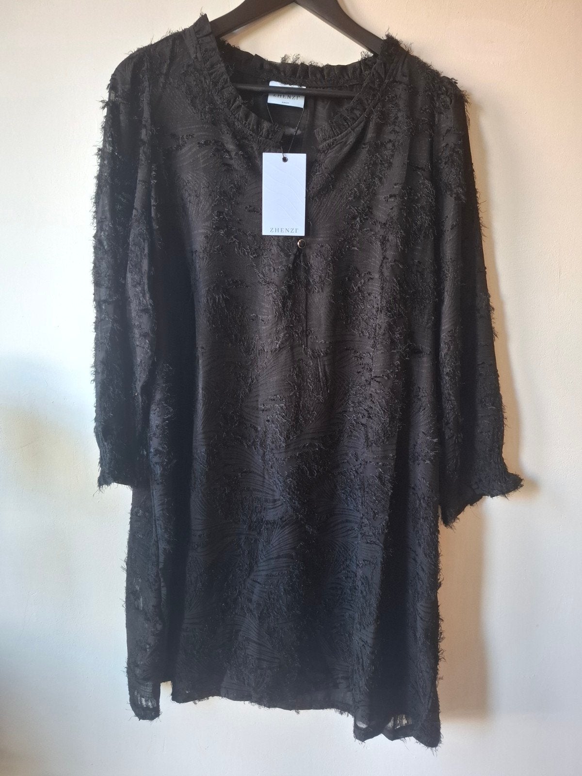 Zhenzi zwarte tuniek jurk maat S/42,44, Zhenzi, Zwart, Maat 42/44 (L), Nieuw