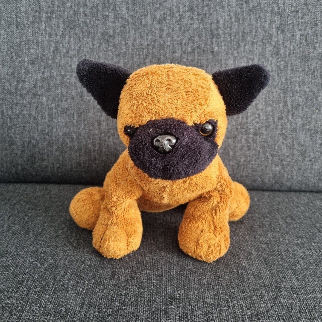 Bruine knuffel hond, Kinderen en Baby's, Speelgoed | Knuffels en Pluche, Ophalen of Verzenden, Hond
