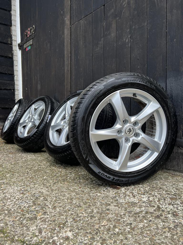 Volkswagen Passat Arteon a4 a5 velgen 17" 5x112 winterset, Auto-onderdelen, Banden en Velgen, Niet ingevuld, Banden en Velgen
