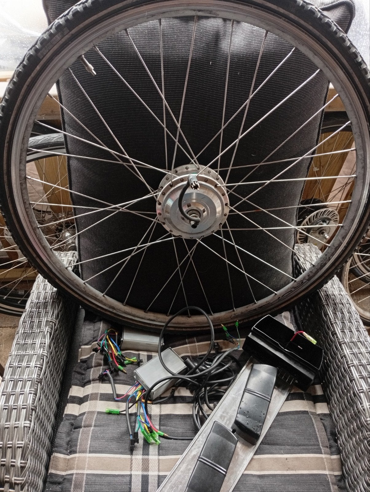 2 x 36 v 700 c voorwiel moters, Fietsen en Brommers, Gebruikt, Motor, Popal, Ophalen