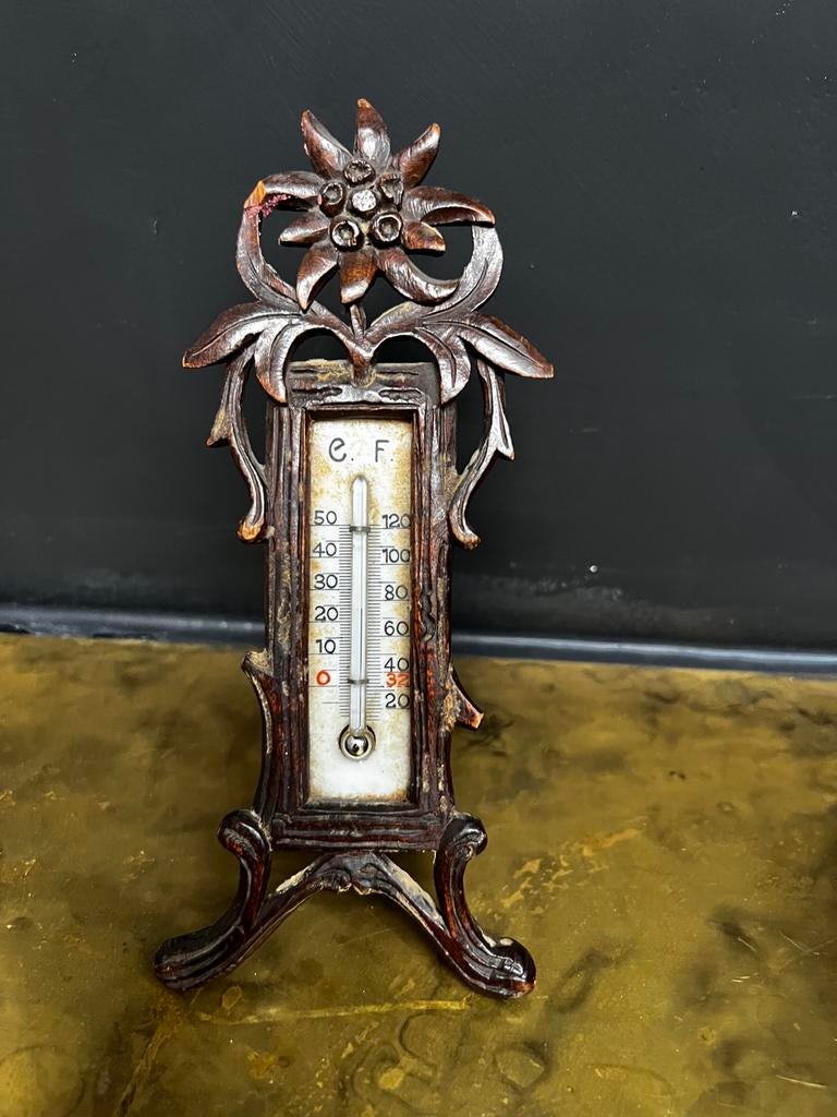 Antieke thermometer, Antiek en Kunst, Kunst | Beelden en Houtsnijwerken, Ophalen of Verzenden