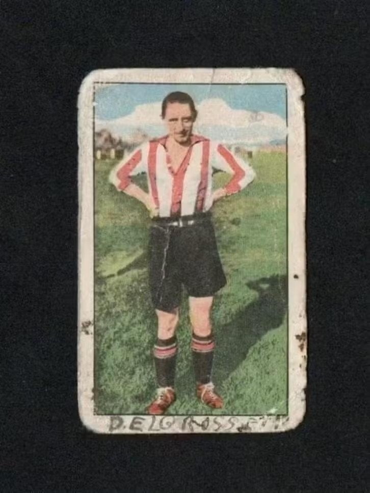 Voetbalplaatje Delgrosso Sr. Leeuwarden (105)., Ophalen of Verzenden, Gebruikt