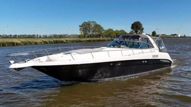 S.E.A. Sea Ray 460 motorjacht, Watersport en Boten, Motorboten en Motorjachten, Ophalen, Zo goed als nieuw, Polyester, Sea Ray